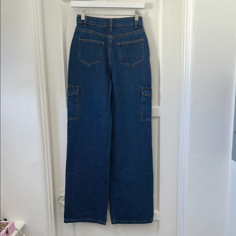 Sezane High Waist Cargo Jeans - Picture 11 of 12